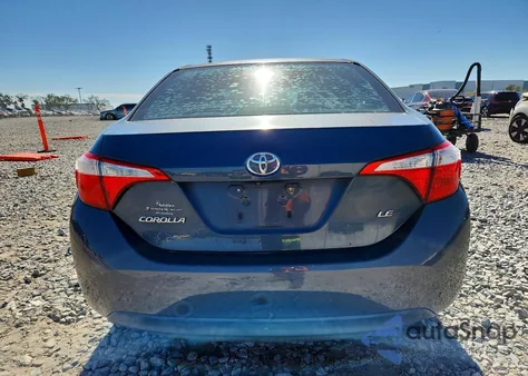 2015 Toyota Corolla L z USA, uszkodzony, nr VIN 2T1BURHE8FC372492